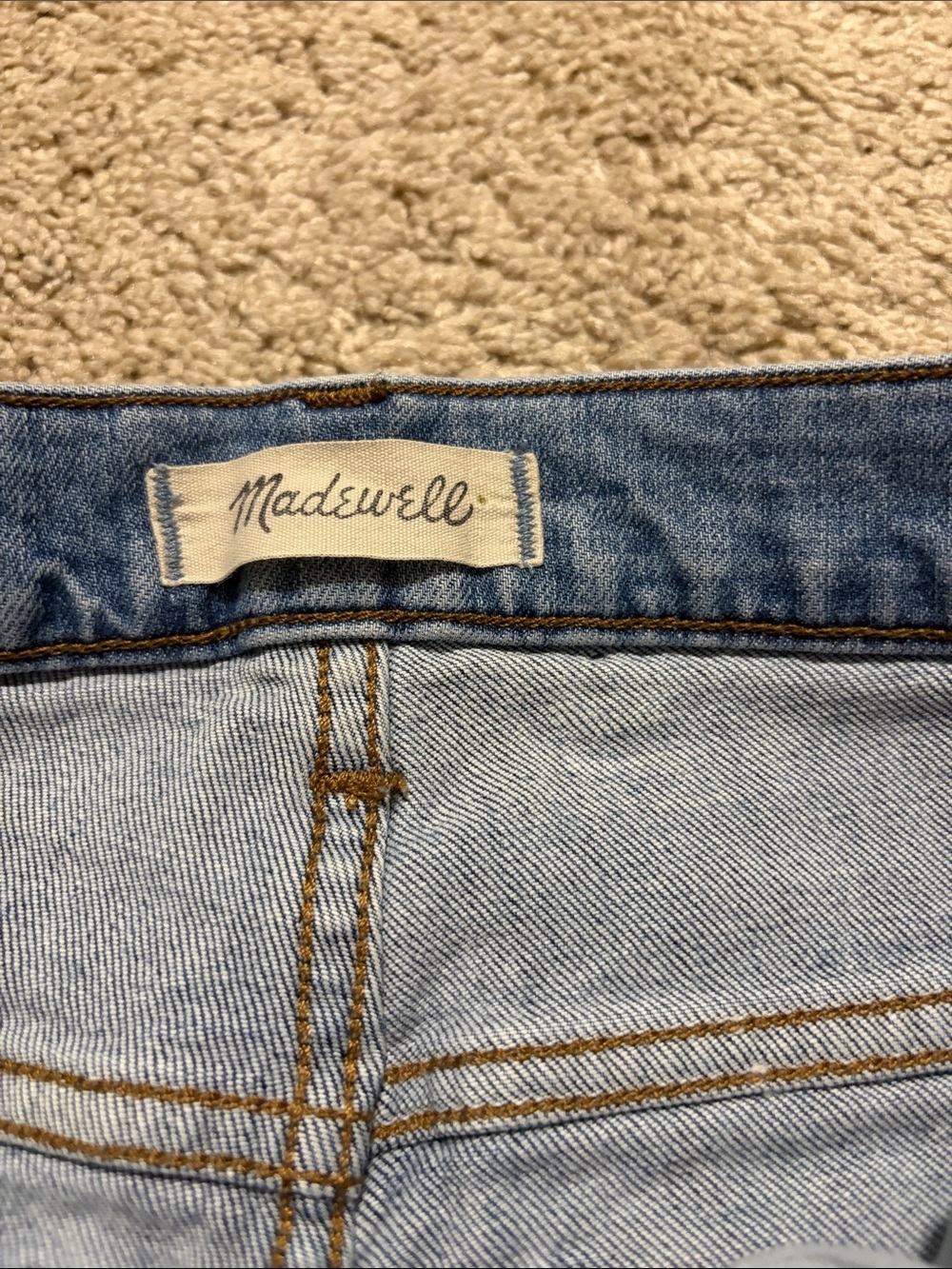 Madewell Cali Denim Boot Cut Jeans Size 26 Raw Hem - Picture 5 of 7